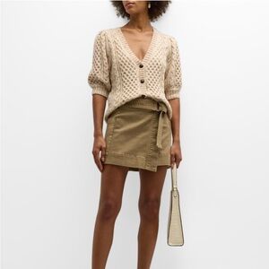Rails Deanna Mini Skirt in Brown Olive